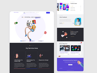 Portfolio website adobe xd design figma personal portfolio portfolio ui uidesign uxdesign uxui web website