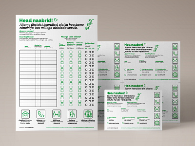 Forms to Help Your Neighbours design document form flyer graphic design neighbourhood watch postcard