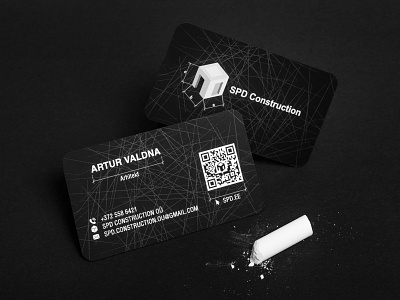 Architecture, Engineering and Construction Bureau Business Cards branding business cards chalk corporate design graphic design logo minimal minimalism printing product photography vector