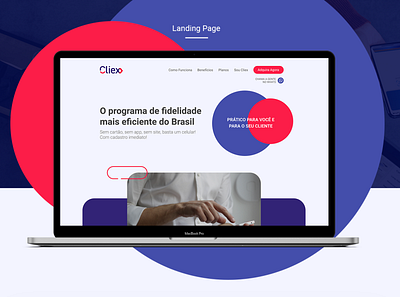 Cliex – Landing Page brand digital figma icon interaction interface landingpage typogaphy ui uiux userinterface ux vector