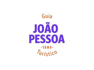 João Pessoa Guia Turístico brand design logo tourism