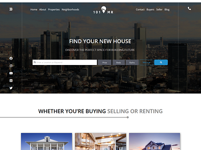 Real estate website