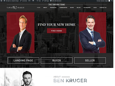 Real estate website