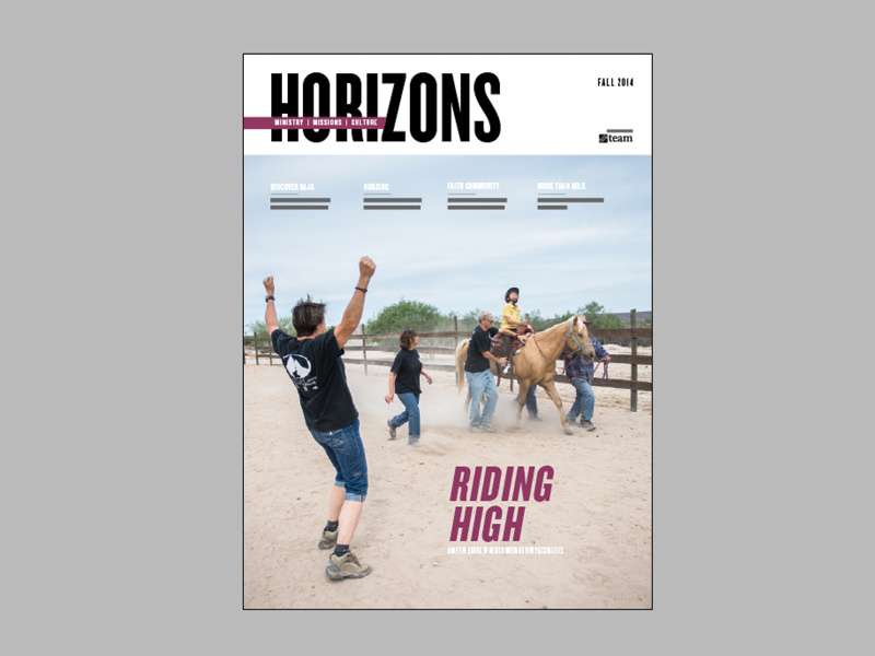 Horizons - Cover Fall 2014 horizons magazine layout cover