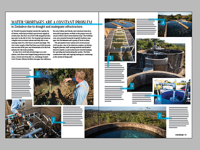 Horizons 9.4 Spread - Water - Inside clean water magazine layout team horizons
