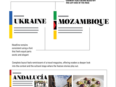 Horizons - Departments horizons magazine magazine layout team
