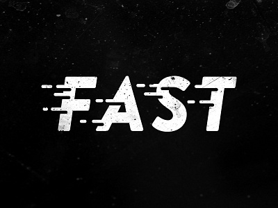Go Fast design fast icon illustration line movement speed type typography