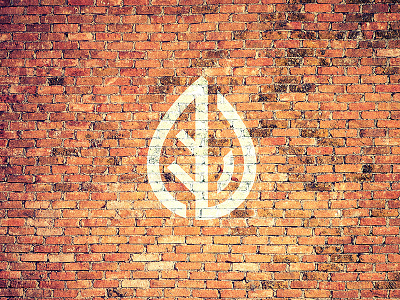 Coltivare Icon on Wall brand identity branding flat hydroponics icon illustration leaf logo plant pot vector water