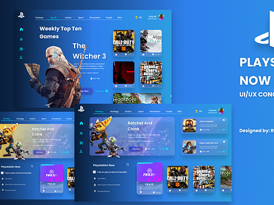 PlayStation Store UI/UX Concept
