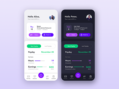 Push Operations Employee App Concept