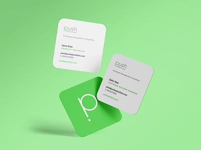 Square Business Cards branding business card business card design business cards businesscard design push