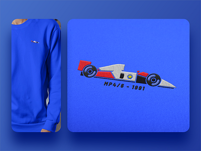 Vintage Inspired F1 Car Embroidery f1 formula 1 gear merch merch design racing racing car racing logo shirt shirt design