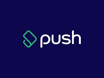 Push Logo brand branding design logo payroll
