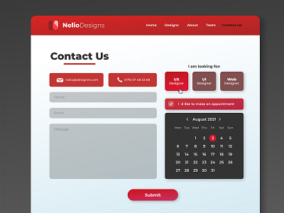 DailyUI Challenge No.28 challenge contact contact us dailyui design ui ux web