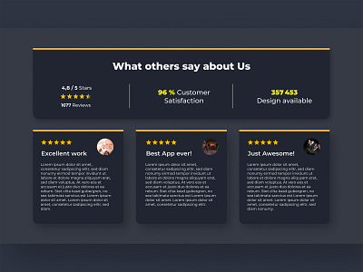 DailyUI Challenge No.39 challenge dailyui design reviews testimonials ui ux