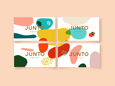 business cards for Junto branding cards design logo vector