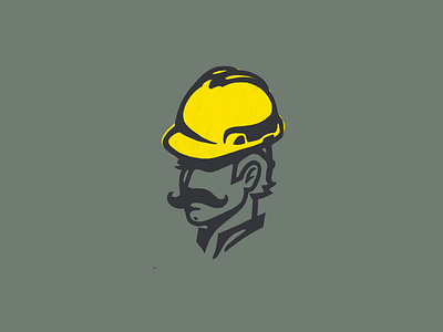 Hard hat logo by Jonathan Cuenca on Dribbble