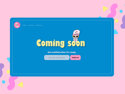 DailyUI 048: Coming Soon bunny coming soon dailyui dailyui048 design figma ui ux