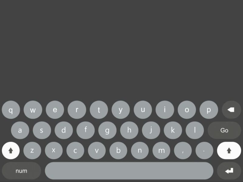 Hello Dribbble! ui ux clean type animation typography debutshot keyboard gif debut adobe xd after affects animation interaction dribbble hello