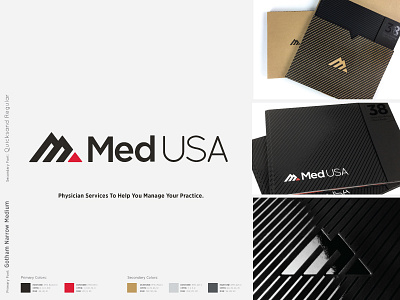 Med USA Identiy + Brand Book book branding emboss identity logo med usa medical packaging physician