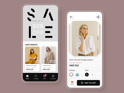 Shopping App app appdesign design illustration ui ux