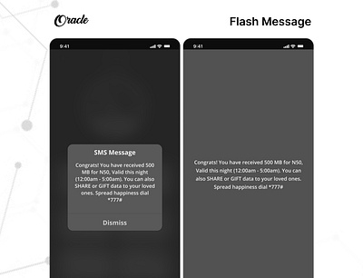 Flash Message daily ui design ui