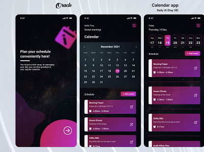 Calendar App Day 38 daily ui design ui ux