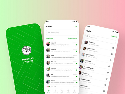 Soro Soke Chat App daily ui design graphic design ui