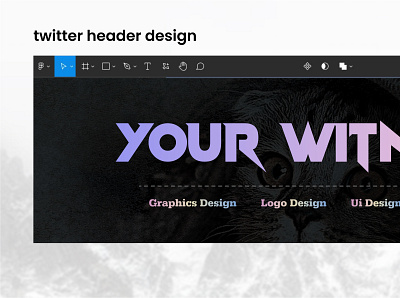 My twitter header branding daily ui design graphic design logo ui ux