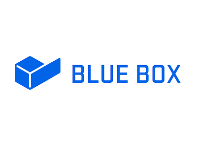 Blue Box Logo branding logo storage