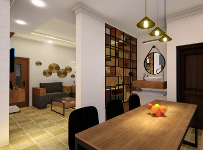 Living room for 1000 sqft apartment 3d architecture design graphic design house interior design sketchup