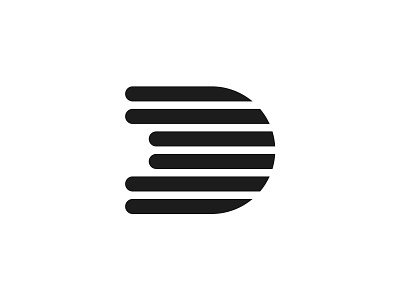 Lettermark Exploration - D branding design graphic design illustration logo typography vector