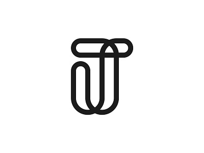 Lettermark Exploration - J branding design graphic design illustration logo typography vector