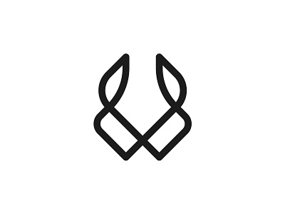 Lettermark Exploration - U branding design graphic design illustration logo typography vector
