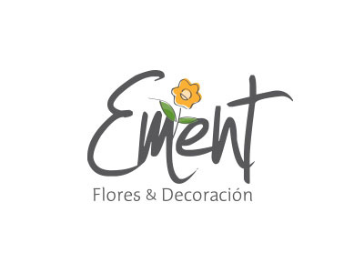 Logo for a flower shop brand branding flower logo