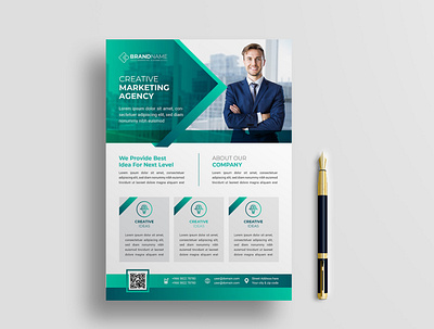 Creative Flyer Design branding brochure clean flyer marketing promotional simple