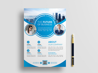 Flyer Design branding brochure clean design flyer marketing promotional simple