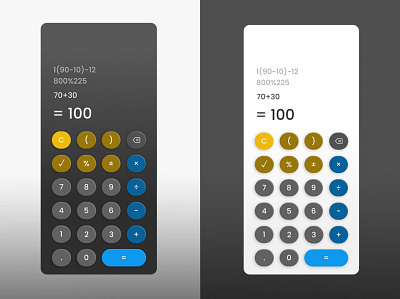 Daily UI :: 004 Calculator calculator design illustration typography ui ux