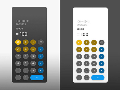 Daily UI :: 004 Calculator