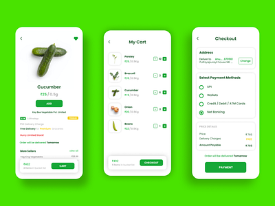 Grocery App 2 app design grocery ui ux