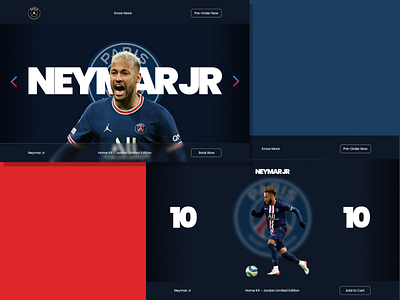 PSG Online Shop Concept - Neymar Jr