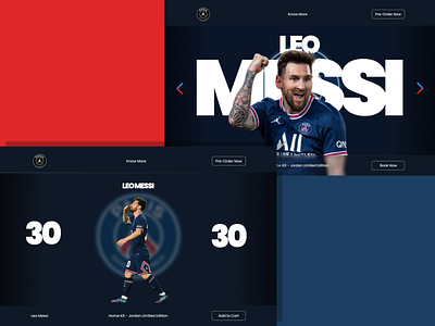 PSG Online Shop Concept - Messi