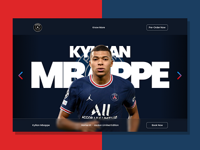 PSG Online Shop Concept - Kyllian Mbappe