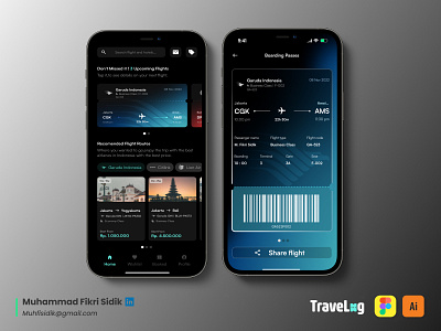 UI Design - Landing and Booking page Booking Apps