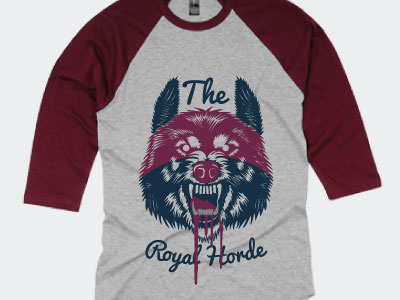 The Royal Horde clothing fashion graphics rise streetwear vector