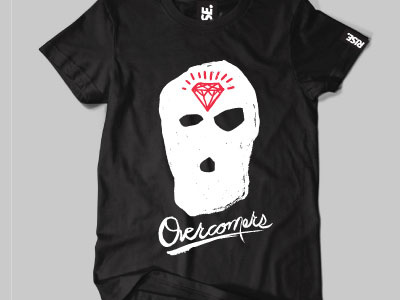 RISE Overcomers Tee rise streetwear clothing fashion screen print illustration illustrator art photoshop