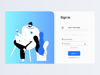 Sign in page css html illustration login login page mohammadreza mohajeri nikolweb sign in sign up ui ux web design wordpress