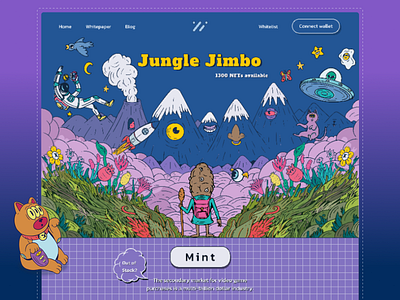 Jungle Jimbo - Landing Page Design