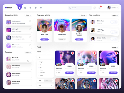 Dashboard - NFT Marketplace ✨