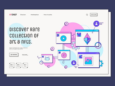 NFT Collection Landing Page Design